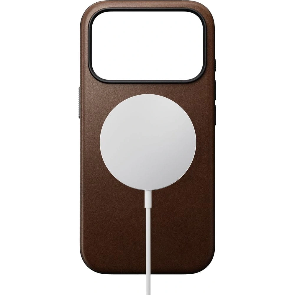Skórzane etui NOMAD Modern Leather Case do Apple iPhone 17 Pro kompatybilne z MagSafe (brown)