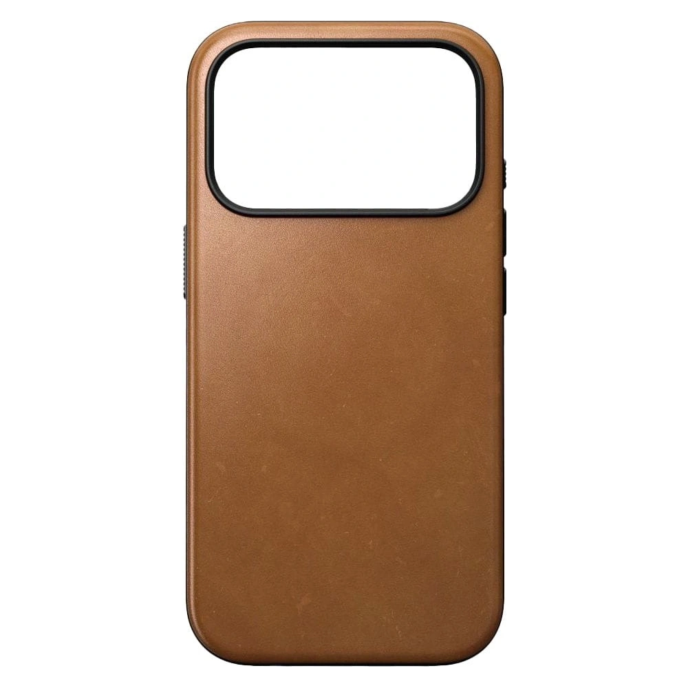 Skórzane etui NOMAD Modern Leather Case do Apple iPhone 17 Pro kompatybilne z MagSafe (english tan-c)