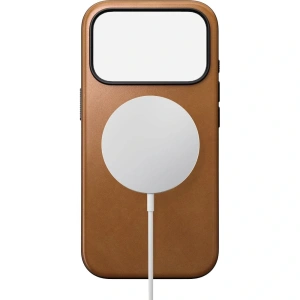 Skórzane etui NOMAD Modern Leather Case do Apple iPhone 17 Pro kompatybilne z MagSafe (english tan-c)