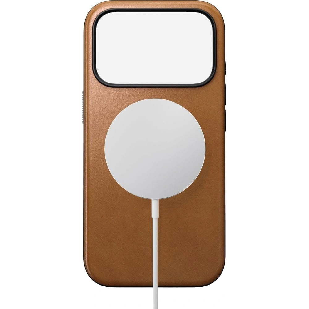 Skórzane etui NOMAD Modern Leather Case do Apple iPhone 17 Pro kompatybilne z MagSafe (english tan-c)