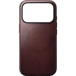 Skórzane etui NOMAD Modern Leather Case do Apple iPhone 17 Pro kompatybilne z MagSafe, skóra Horween (burgundy)