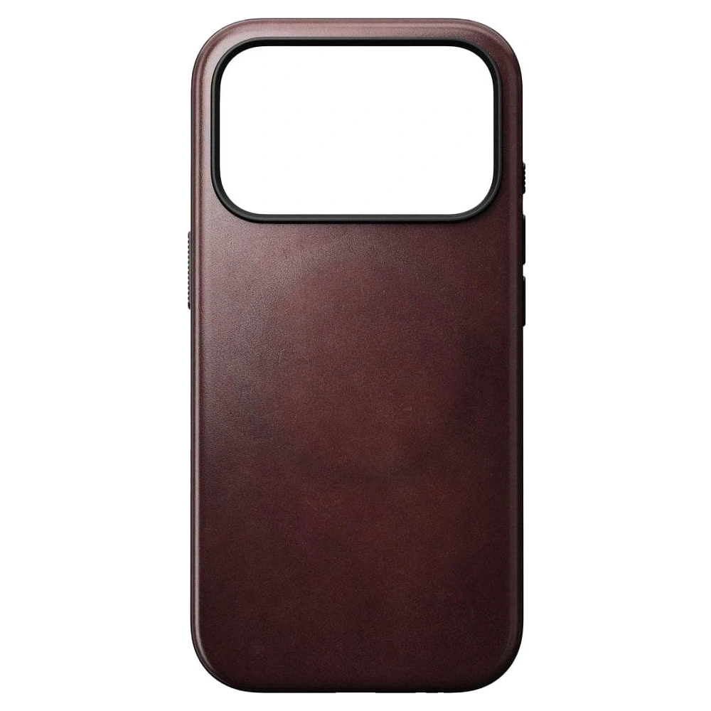 Skórzane etui NOMAD Modern Leather Case do Apple iPhone 17 Pro kompatybilne z MagSafe, skóra Horween (burgundy)