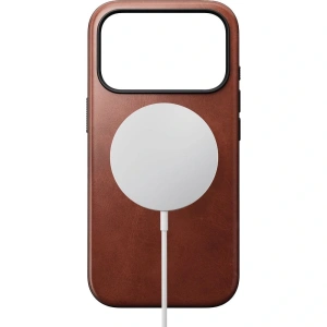 Skórzane etui NOMAD Modern Leather Case do Apple iPhone 17 Pro kompatybilne z MagSafe, skóra Horween (olde dublin)