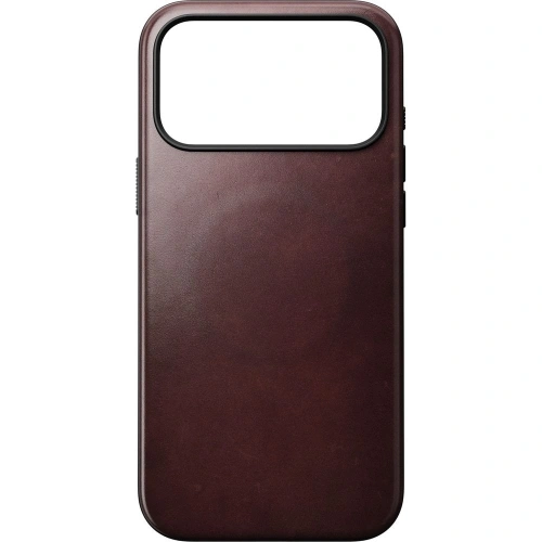 Skórzane etui NOMAD Modern Leather Case do Apple iPhone 17 Pro Max kompatybilne z MagSafe, skóra Horween (burgundy)