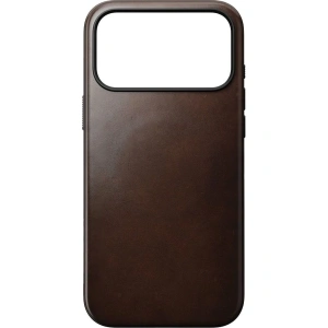 Skórzane etui NOMAD Modern Leather Case do Apple iPhone 17 Pro Max kompatybilne z MagSafe, skóra Horween (rustic brown)