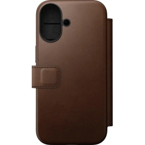 Skórzane etui NOMAD Modern Leather Folio do Apple iPhone 17 kompatybilne z MagSafe (brown)