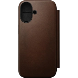 Skórzane etui NOMAD Modern Leather Folio do Apple iPhone 17 kompatybilne z MagSafe (brown)