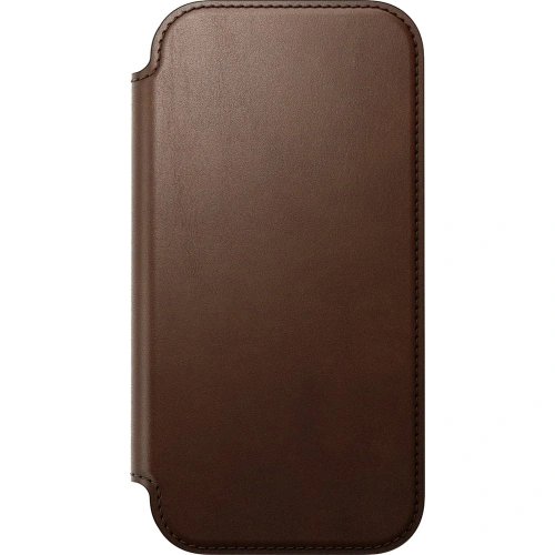 Skórzane etui NOMAD Modern Leather Folio do Apple iPhone 17 kompatybilne z MagSafe (brown)
