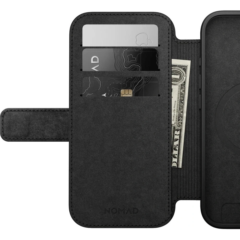 Skórzane etui NOMAD Modern Leather Folio do Apple iPhone 17 kompatybilne z MagSafe (brown)