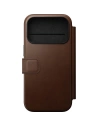 Skórzane etui NOMAD Modern Leather Folio do Apple iPhone 17 Pro kompatybilne z MagSafe (brown)