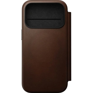 Skórzane etui NOMAD Modern Leather Folio do Apple iPhone 17 Pro kompatybilne z MagSafe (brown)