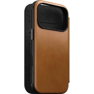 Skórzane etui NOMAD Modern Leather Folio do Apple iPhone 17 Pro kompatybilne z MagSafe (english tan-c)