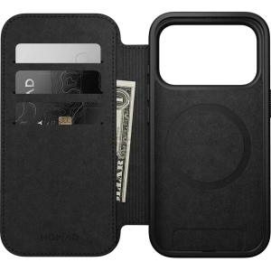 Skórzane etui NOMAD Modern Leather Folio do Apple iPhone 17 Pro kompatybilne z MagSafe (english tan-c)