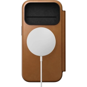 Skórzane etui NOMAD Modern Leather Folio do Apple iPhone 17 Pro kompatybilne z MagSafe (english tan-c)