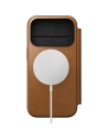 Skórzane etui NOMAD Modern Leather Folio do Apple iPhone 17 Pro kompatybilne z MagSafe (english tan-c)