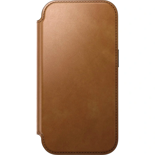 Skórzane etui NOMAD Modern Leather Folio do Apple iPhone 17 Pro kompatybilne z MagSafe (english tan-c)