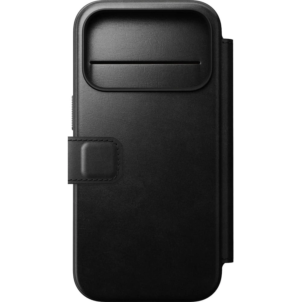 Skórzane etui NOMAD Modern Leather Folio do Apple iPhone 17 Pro kompatybilne z MagSafe, skóra Horween (black)