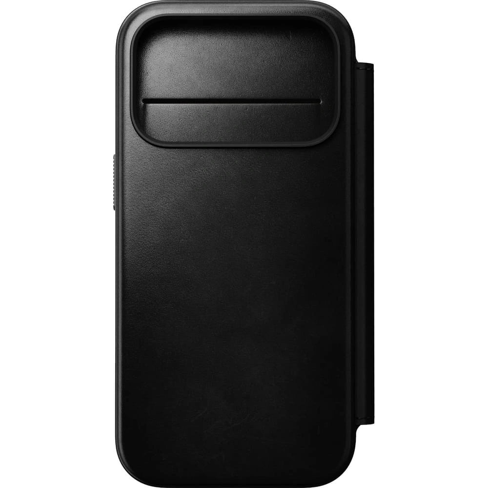 Skórzane etui NOMAD Modern Leather Folio do Apple iPhone 17 Pro kompatybilne z MagSafe, skóra Horween (black)