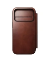 Skórzane etui NOMAD Modern Leather Folio do Apple iPhone 17 Pro kompatybilne z MagSafe, skóra Horween (olde dublin)