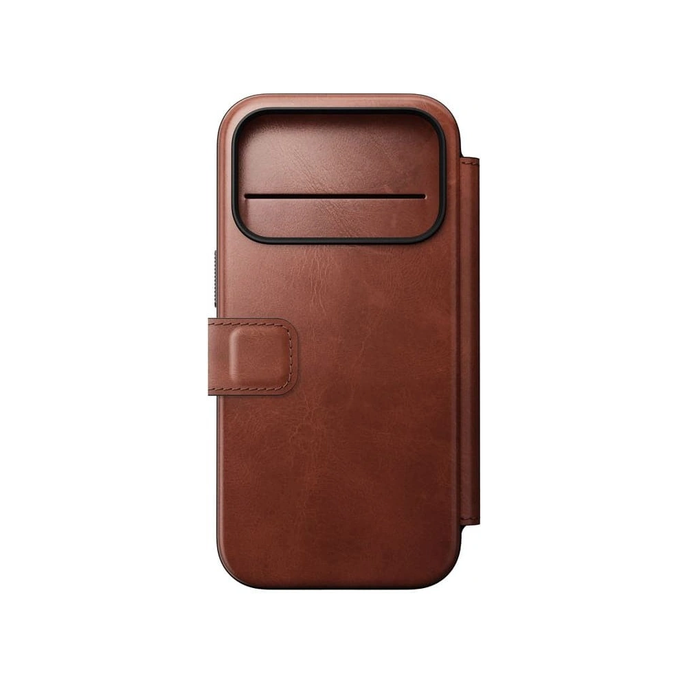 Skórzane etui NOMAD Modern Leather Folio do Apple iPhone 17 Pro kompatybilne z MagSafe, skóra Horween (olde dublin)