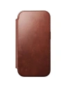 Skórzane etui NOMAD Modern Leather Folio do Apple iPhone 17 Pro kompatybilne z MagSafe, skóra Horween (olde dublin)