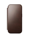 Skórzane etui NOMAD Modern Leather Folio do Apple iPhone 17 Pro Max kompatybilne z MagSafe, skóra Horween (rustic brown)