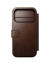 Skórzane etui NOMAD Modern Leather Folio do Apple iPhone 17 Pro kompatybilne z MagSafe, skóra Horween (rustic brown)