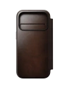 Skórzane etui NOMAD Modern Leather Folio do Apple iPhone 17 Pro kompatybilne z MagSafe, skóra Horween (rustic brown)