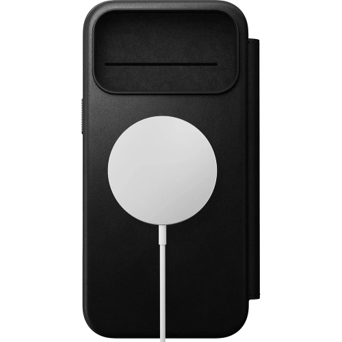Skórzane etui NOMAD Modern Leather Folio do Apple iPhone 17 Pro Max kompatybilne z MagSafe (black)