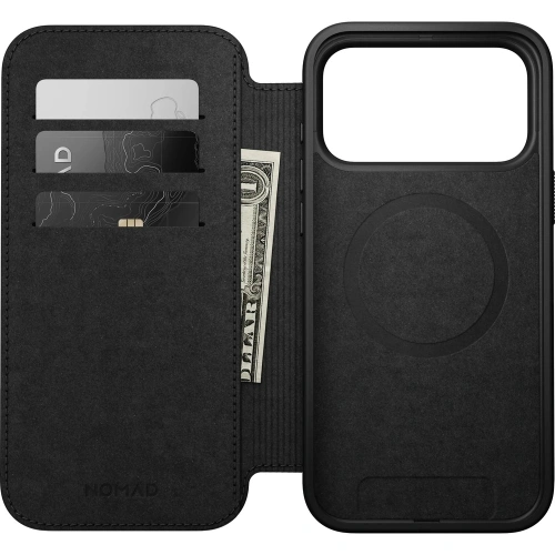 Skórzane etui NOMAD Modern Leather Folio do Apple iPhone 17 Pro Max kompatybilne z MagSafe (brown)