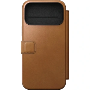 Skórzane etui NOMAD Modern Leather Folio do Apple iPhone 17 Pro Max kompatybilne z MagSafe (english tan-c)