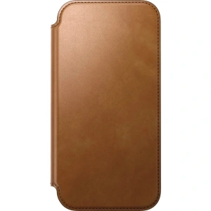 Skórzane etui NOMAD Modern Leather Folio do Apple iPhone 17 Pro Max kompatybilne z MagSafe (english tan-c)