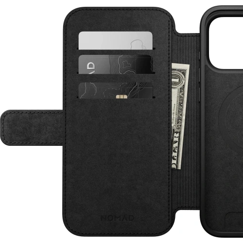 Skórzane etui NOMAD Modern Leather Folio do Apple iPhone 17 Pro Max kompatybilne z MagSafe (english tan-c)