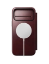Skórzane etui NOMAD Modern Leather Folio do Apple iPhone 17 Pro Max kompatybilne z MagSafe, skóra Horween (burgundy)