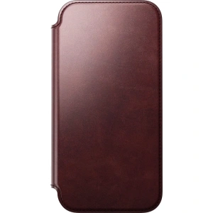 Skórzane etui NOMAD Modern Leather Folio do Apple iPhone 17 Pro Max kompatybilne z MagSafe, skóra Horween (burgundy)