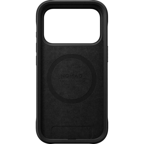 Skórzane etui NOMAD Rugged Leather Case do Apple iPhone 17 Pro kompatybilne z MagSafe, skóra Horween (black)