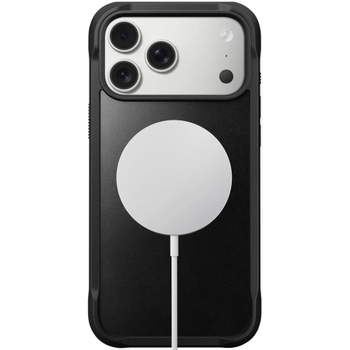 Skórzane etui NOMAD Rugged Leather Case do Apple iPhone 17 Pro Max kompatybilne z MagSafe, skóra Horween (black)