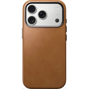 Skórzane etui NOMAD Traditional Leather Case do Apple iPhone 17 Pro kompatybilne z MagSafe (english tan-c)