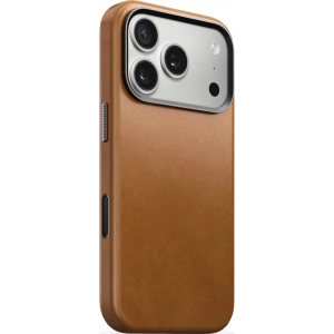 Skórzane etui NOMAD Traditional Leather Case do Apple iPhone 17 Pro kompatybilne z MagSafe (english tan-c)