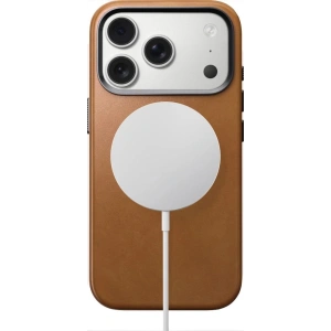 Skórzane etui NOMAD Traditional Leather Case do Apple iPhone 17 Pro kompatybilne z MagSafe (english tan-c)