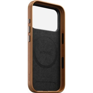 Skórzane etui NOMAD Traditional Leather Case do Apple iPhone 17 Pro kompatybilne z MagSafe (english tan-c)