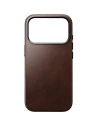 Skórzane etui NOMAD Traditional Leather Case do Apple iPhone 17 Pro kompatybilne z MagSafe, skóra Horween (rustic brown)
