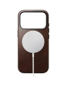 Skórzane etui NOMAD Traditional Leather Case do Apple iPhone 17 Pro kompatybilne z MagSafe, skóra Horween (rustic brown)