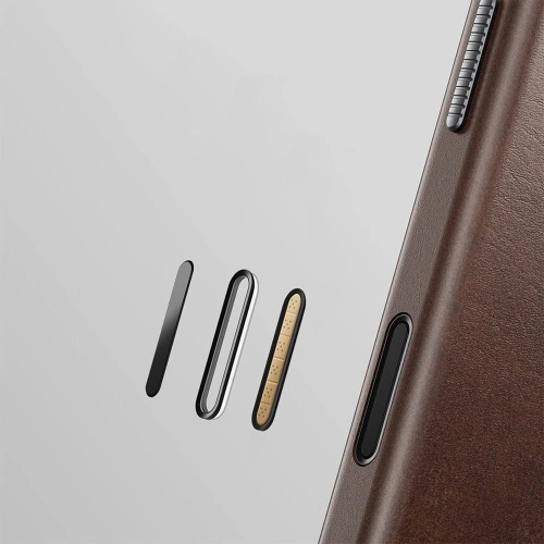 Skórzane etui NOMAD Traditional Leather Case do Apple iPhone 17 Pro kompatybilne z MagSafe, skóra Horween (rustic brown)