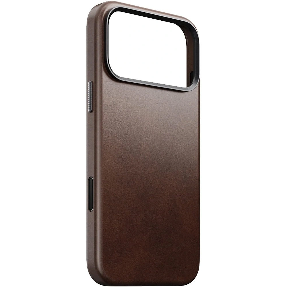 Skórzane etui NOMAD Traditional Leather Case do Apple iPhone 17 Pro Max kompatybilne z MagSafe, skóra Horween (rustic brown)