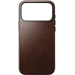 Skórzane etui NOMAD Traditional Leather Case do Apple iPhone 17 Pro Max kompatybilne z MagSafe, skóra Horween (rustic brown)