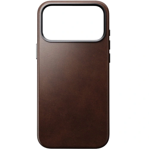 Skórzane etui NOMAD Traditional Leather Case do Apple iPhone 17 Pro Max kompatybilne z MagSafe, skóra Horween (rustic brown)