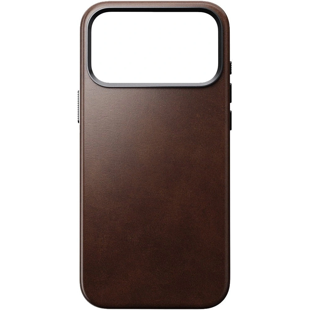 Skórzane etui NOMAD Traditional Leather Case do Apple iPhone 17 Pro Max kompatybilne z MagSafe, skóra Horween (rustic brown)