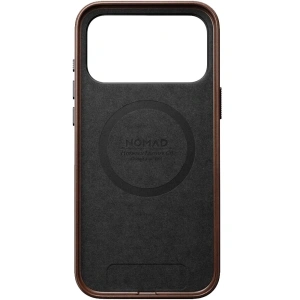 Skórzane etui NOMAD Traditional Leather Case do Apple iPhone 17 Pro Max kompatybilne z MagSafe, skóra Horween (rustic brown)