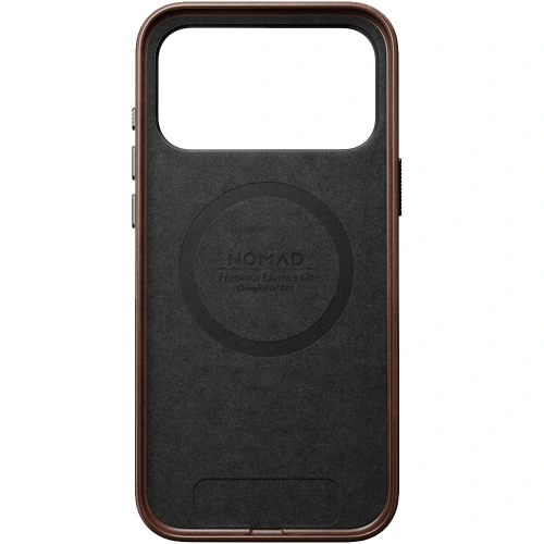 Skórzane etui NOMAD Traditional Leather Case do Apple iPhone 17 Pro Max kompatybilne z MagSafe, skóra Horween (rustic brown)